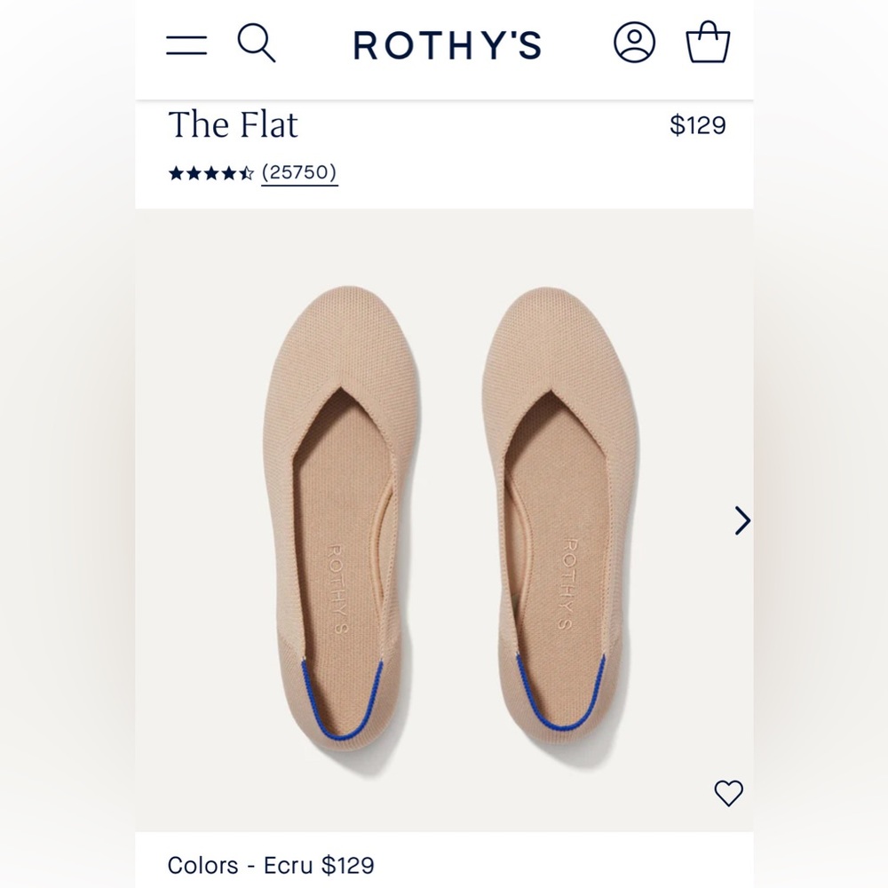 Rothy’s Ecru